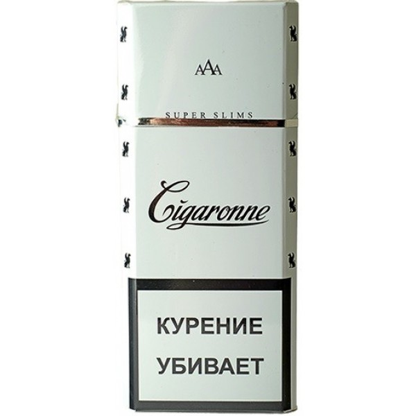 Сигареты Cigaronne Super Slims White